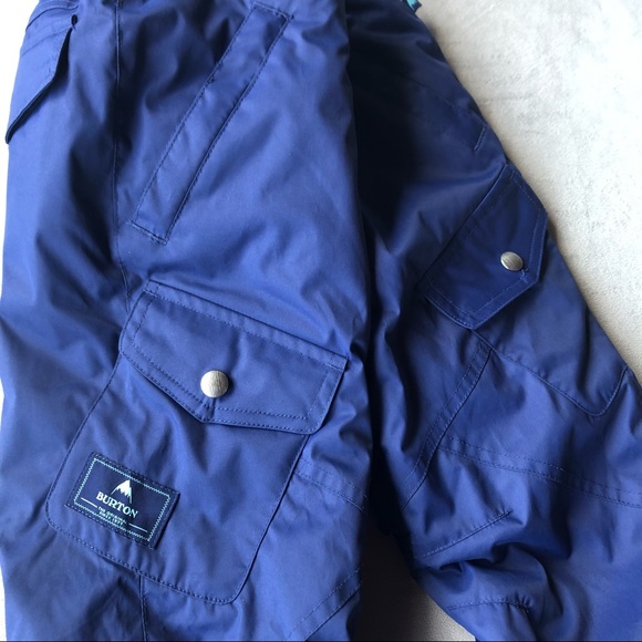 Burton ~ Cargo Snowboard Ski SnowPants ~ Girls XS 5-6 ~ Dark Blue - Picture 4 of 16